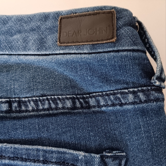 Dear John jeans Joyrich Comfort skinny Mid Rise embroidery,sz 29,stretch. - Picture 7 of 16